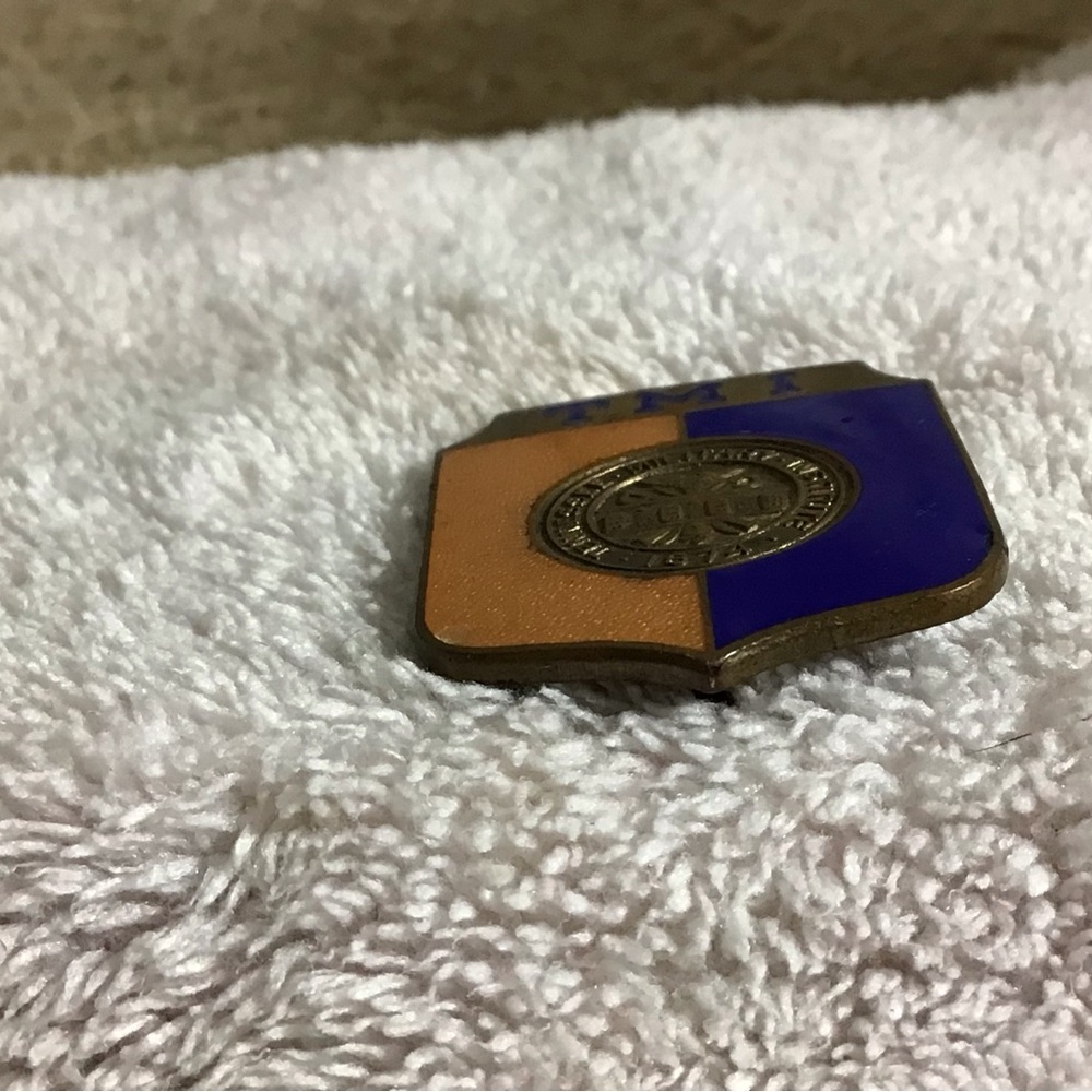 TMI Gold and Purple Shield Pin - Picture 12 of 12